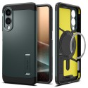 Spigen Tough Armor Mag кейс – Galaxy S25 Edge – Abyss Green – MagSafe съвместим