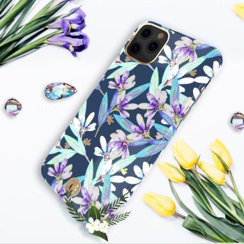 Калъф Kingxbar Blossom със Swarovski Crystals за iPhone 11 Pro, Tulip