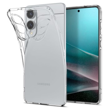 Spigen Liquid Crystal кейс – Galaxy S25 Edge – Crystal Clear – Ултратънък TPU
