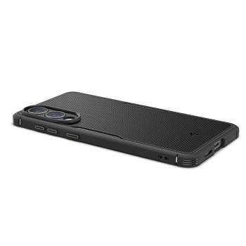 Spigen Core Armor Mag кейс – Galaxy S25 Edge – Мат Черен – MagSafe съвместим