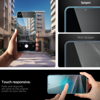 Spigen GLAS.tR EZ Fit Pro протектор – Galaxy S25 Edge – Прозрачен