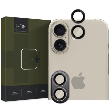 Hofi CamRing Pro+ протектор за камера – iPhone 16 / 16 Plus / 17 – Черен