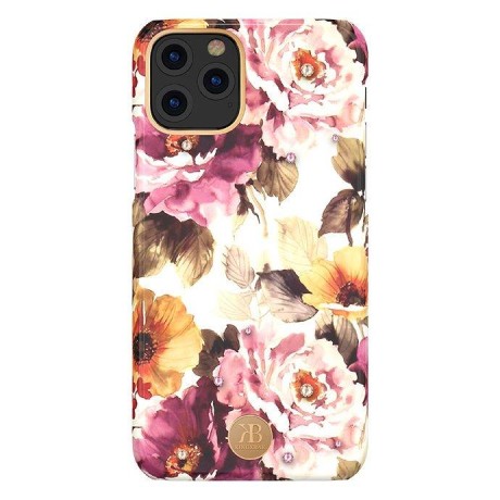 Калъф Kingxbar Blossom със Swarovski Crystals за iPhone 11, Peony