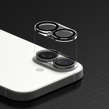 Ringke Camera Full Cover протектор – iPhone 17 – Черен – 2 броя