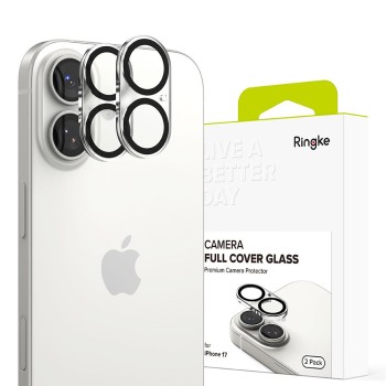 Ringke Camera Full Cover протектор – iPhone 17 – Черен – 2 броя
