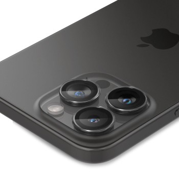 Spigen Optik Pro GLAS.tR EZ Fit протектор за камера – iPhone 14–17 Pro / Max – Crystal Clear – 2 броя