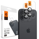 Spigen Optik Pro GLAS.tR EZ Fit протектор за камера – iPhone 16 / 16 Plus / 17 – Черен – 2 броя