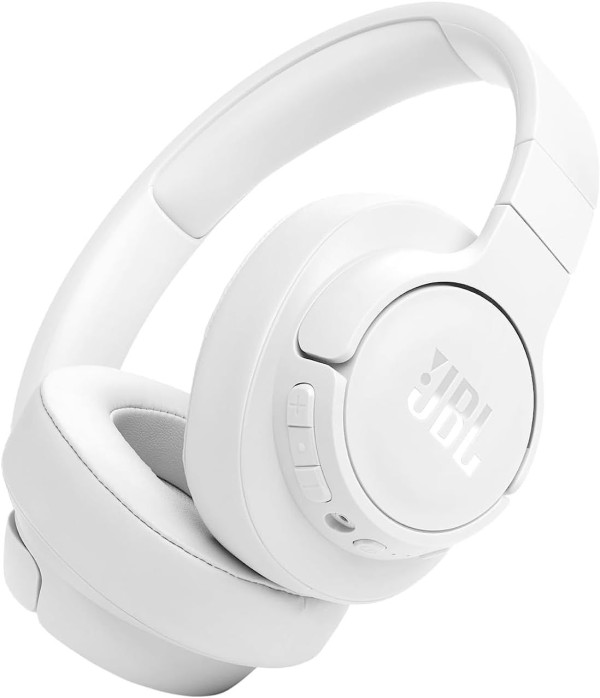 Безжични слушалки Оver-ear JBL Tune 770NC, Adaptive Noise Cancelling, Bluetooth, Multi-Point, Бял