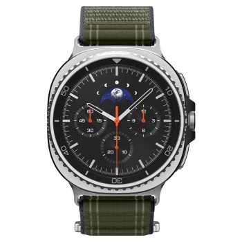 SPIGEN WBF0 текстилна каишка – Samsung Galaxy Watch 8 / Classic (40 / 44 / 46 mm) – Зелен
