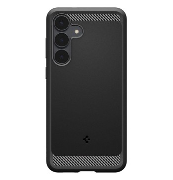 SPIGEN Rugged Armor – Калъф за Galaxy S25 FE – Мат Черен