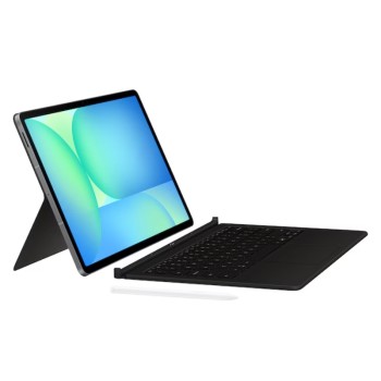 Samsung Book Cover Keyboard EF-DX625BB – QWERTZ клавиатура за Tab S10 FE+ (SM-X620/X625), черна