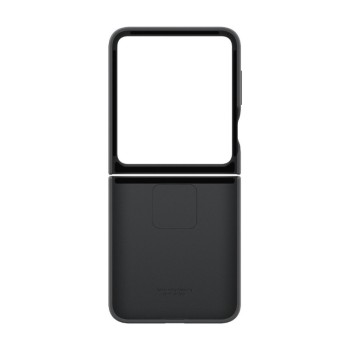 Samsung Силиконов калъф с пръстен EF-PF741TB – Черен, за Galaxy Z Flip 7 FE (SM-F766)