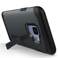 Spigen Slim Armor хибриден кейс с най-висока степен на защита за Samsung Galaxy S9, Metal Slate