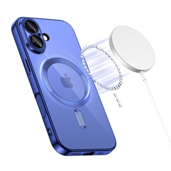 Tech-Protect MagFlex MagSafe калъф – iPhone 17 – Shiny Mist Blue