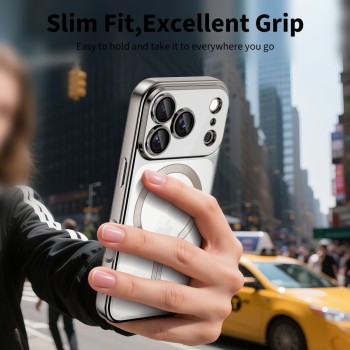 Tech-Protect MagFlex MagSafe калъф – iPhone 17 Pro Max – Shiny Silver