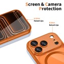 Tech-Protect MagFlex MagSafe калъф – iPhone 17 Pro Max – Shiny Cosmic Orange