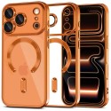 Tech-Protect MagFlex MagSafe калъф – iPhone 17 Pro Max – Shiny Cosmic Orange