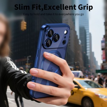 Tech-Protect MagFlex MagSafe калъф – iPhone 17 Pro Max – Shiny Deep Blue