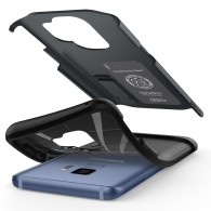 Spigen Slim Armor хибриден кейс с най-висока степен на защита за Samsung Galaxy S9, Metal Slate