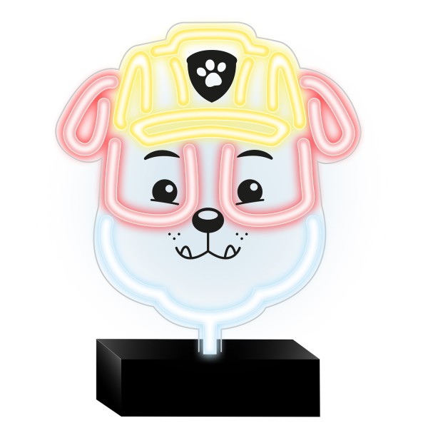 Neon LED on a stand Paw Patrol - Rubble OW