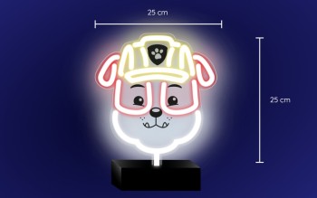 Neon LED on a stand Paw Patrol - Rubble OW
