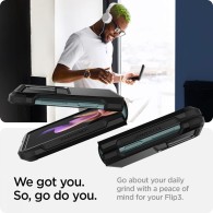 Калъф Spigen Tough Armor, за Samsung Galaxy Z Flip 3, Black