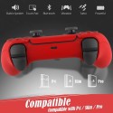 Контролер за PlayStation 4 Wireless, Bluetooth, Game Controller, T28, Black / Red