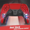 Контролер за PlayStation 4 Wireless, Bluetooth, Game Controller, T28, Black / Red