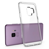 Spigen Ultra Hybrid хибриден кейс с най-висока степен на защита за Samsung Galaxy S9, Crystal Clear