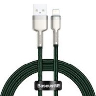 Кабел Baseus Cafule Series Metal Data Cable USB - Lightning 2.4A 1 m green (CALJK-A06)