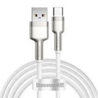Кабел Baseus Cafule Series Metal Data USB - USB Typ C 40 W cable (10 V / 4 A) SCP (Huawei SuperCharge Protocol) 2 m white (CATJK