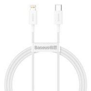 Кабел Baseus Superior Cable USB Type C - Lightning Power Delivery 20 W 1 m White (CATLYS-A02)