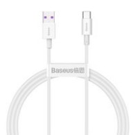 Кабел Baseus Superior Series Fast Charging Data Cable USB - USB Type C  66 W 6A 1 m White (CATYS-02)