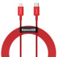 Кабел Baseus Superior USB Typ C - Lightning fast charging data cable Power Delivery 20 W 2m Red (CATLYS-C09)