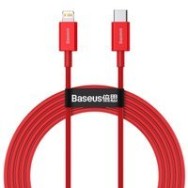 Кабел Baseus Superior USB Typ C - Lightning fast charging data cable Power Delivery 20 W 2m Red (CATLYS-C09)