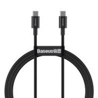 Кабел Baseus Superior USB Type C - USB  Type C cable Quick Charge / Power Delivery / FCP 100W 5A 20V 1m black (CATYS-B01)