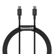 Кабел Baseus Superior USB Type C - USB  Type C cable Quick Charge / Power Delivery / FCP 100W 5A 20V 1m black (CATYS-B01)
