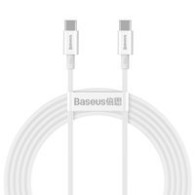 Кабел Baseus Superior USB Type C - USB  Type C cable Quick Charge / Power Delivery / FCP 100W 5A 20V 2m white (CATYS-C02)