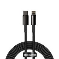 кабел
  Baseus USB Type C - Lightning cable Power Delivery fast charge 20 W 2 m black
  (CATLWJ-A01)