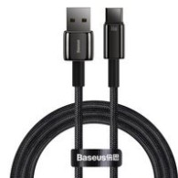 кабел
  Baseus Tungsten USB - USB Type C cable 66 W (11 V / 6 A) Quick Charge AFC FCP
  SCP 1 m black (CATWJ-B01)