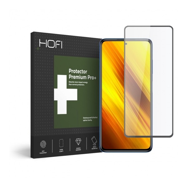 Стъклен протектор HOFI GLASS PRO+ за Xiaomi Poco X3 NFC, Black