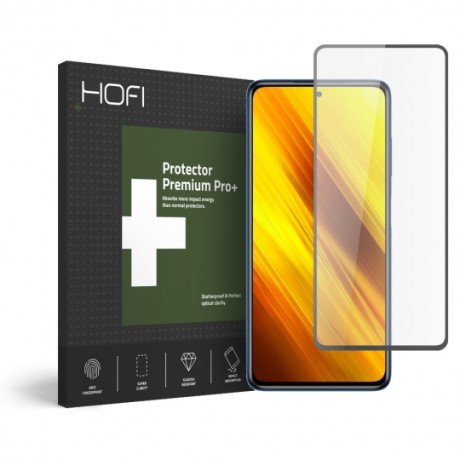 Стъклен протектор HOFI GLASS PRO+ за Xiaomi Poco X3 NFC, Black