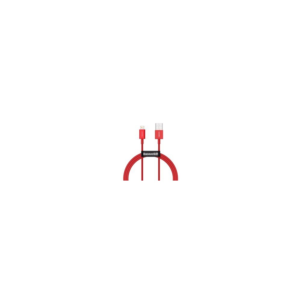 кабел
  Baseus Superior USB - Lightning fast charging data cable 2,4 A 1 m red
  (CALYS-A09)