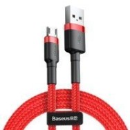 кабел
  Baseus Cafule Cable Durable Nylon Braided Wire USB / micro USB QC3.0 1.5A 2M
  red (CAMKLF-C09)