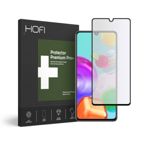 Стъклен протектор HOFI за Samsung A41, Black