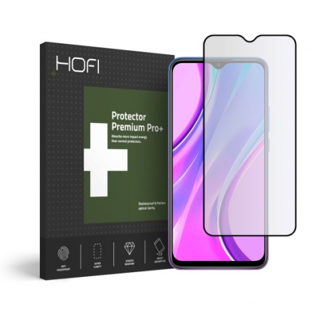 Стъклен протектор HOFI за Xiaomi Redmi 9, Black