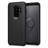 Spigen Slim Armor Cs хибриден кейс с най-висока степен на защита за Samsung Galaxy S9+ Plus, Black