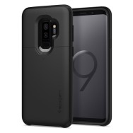 Spigen Slim Armor Cs хибриден кейс с най-висока степен на защита за Samsung Galaxy S9+ Plus, Black