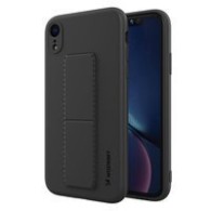 Калъф
  Wozinsky Kickstand Case flexible silicone cover with a stand iPhone XR black