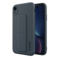 Калъф
  Wozinsky Kickstand Case flexible silicone cover with a stand iPhone XR navy
  blue